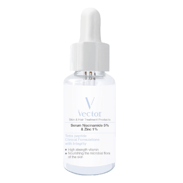 سرم پوست وکتور مدل niacinamide 5درصد حجم 30 میلی لیتر
