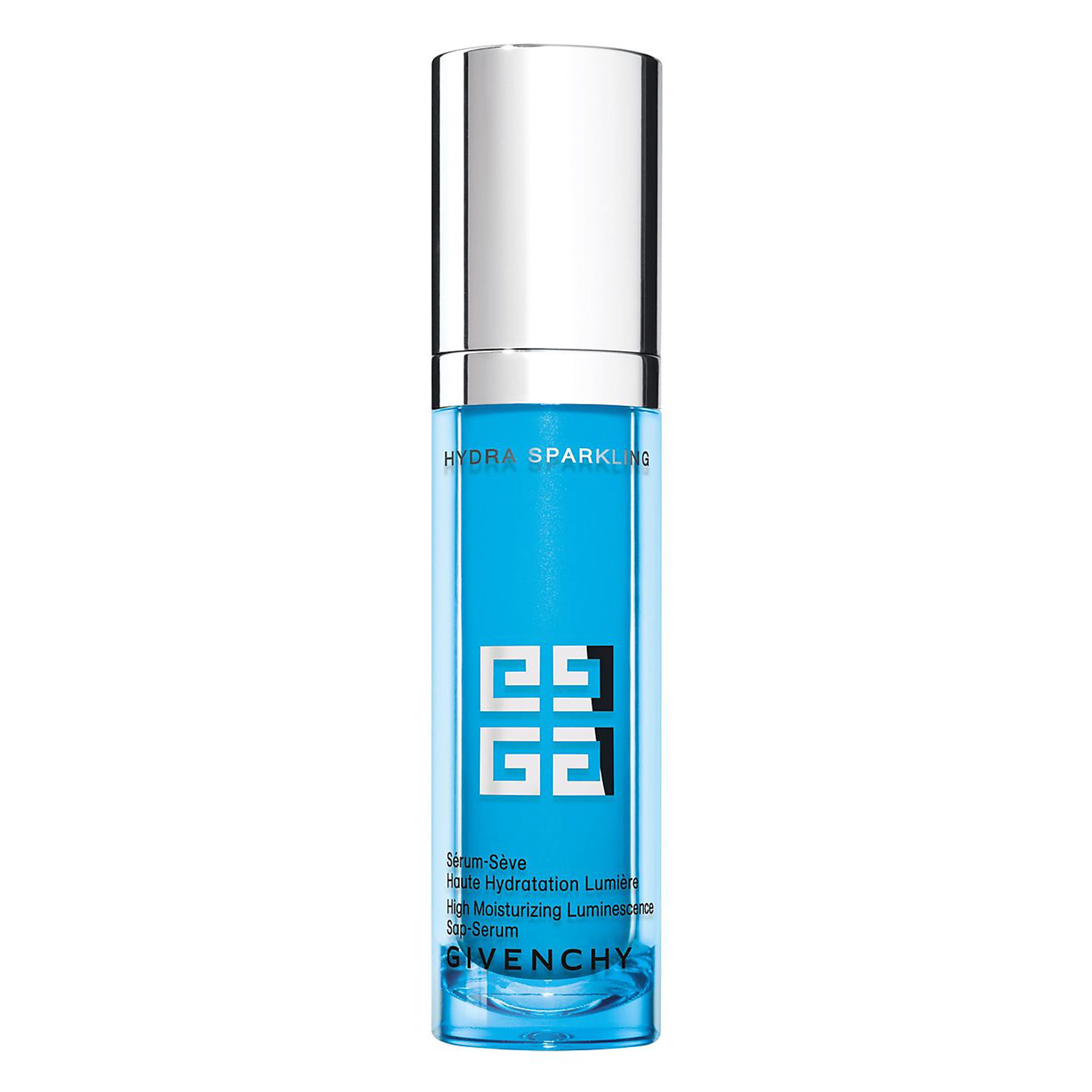 سرم پوست ژیوانشی سری hydra sparkling مدل high moisturizing luminescence حجم 30 میلی لیتر