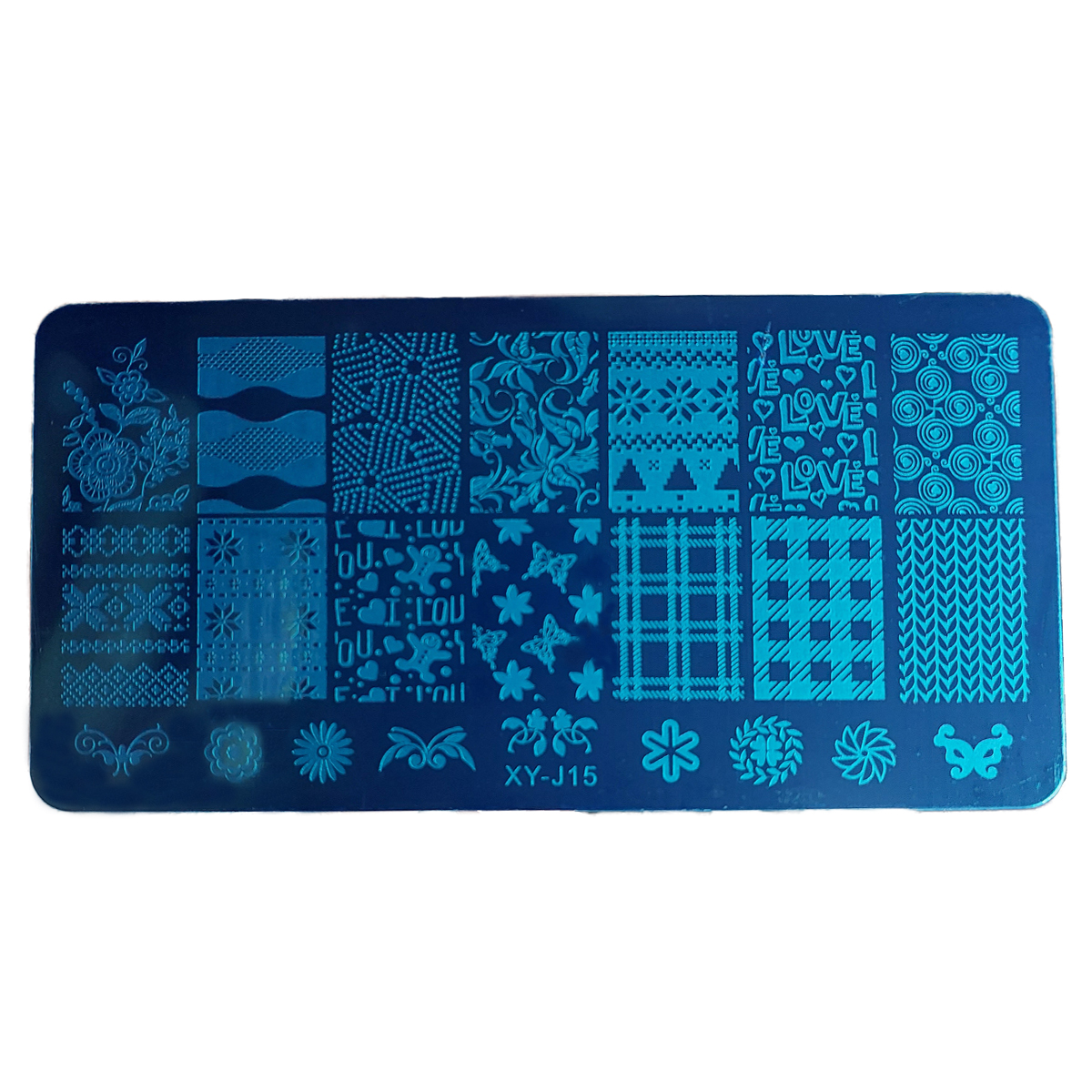 شابلون طراحی ناخن مدل xy j15