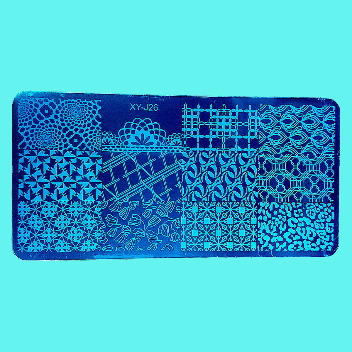 شابلون طراحی ناخن مدل xy j26