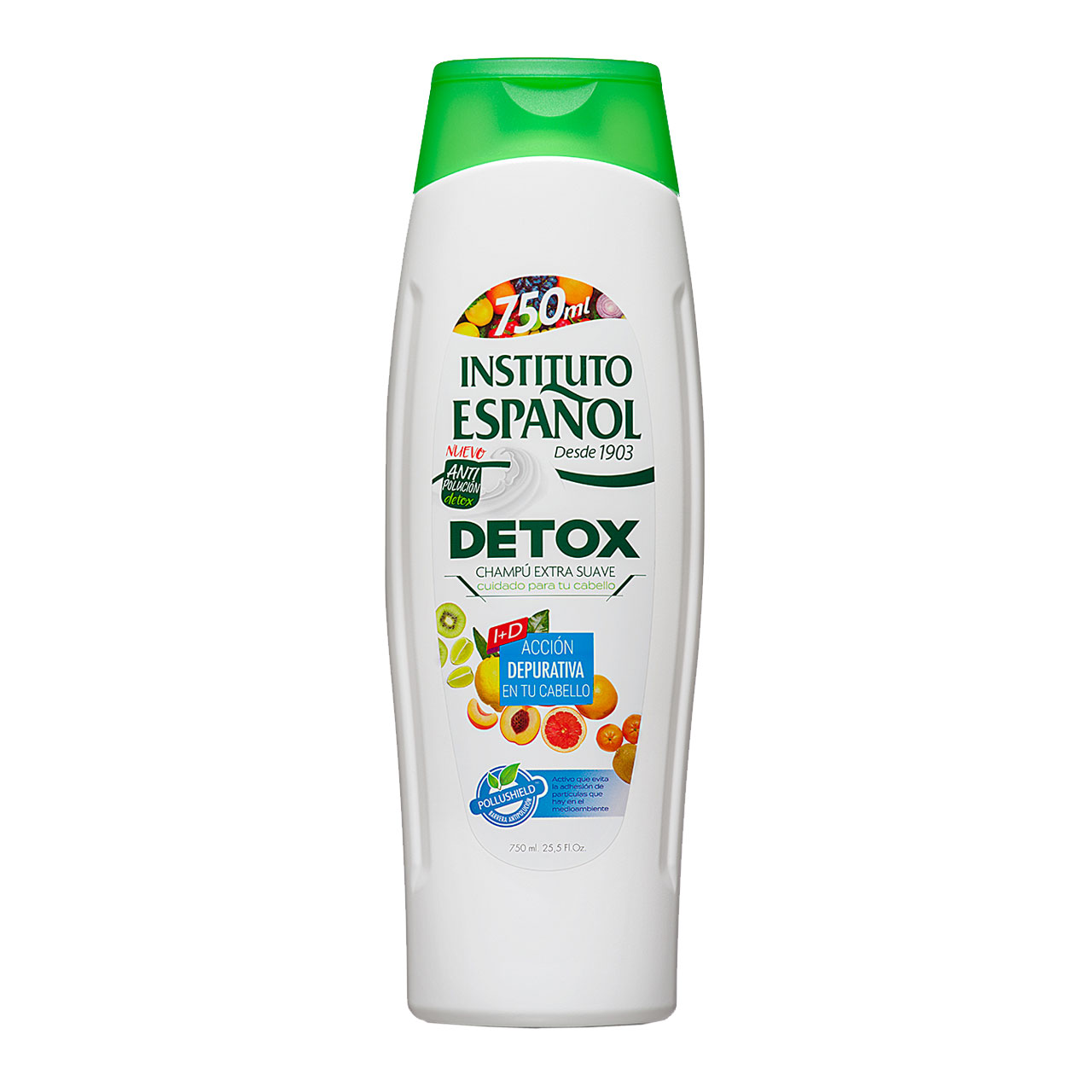 شامپو بدن اسپانول مدل detox حجم 750 میلی لیتر