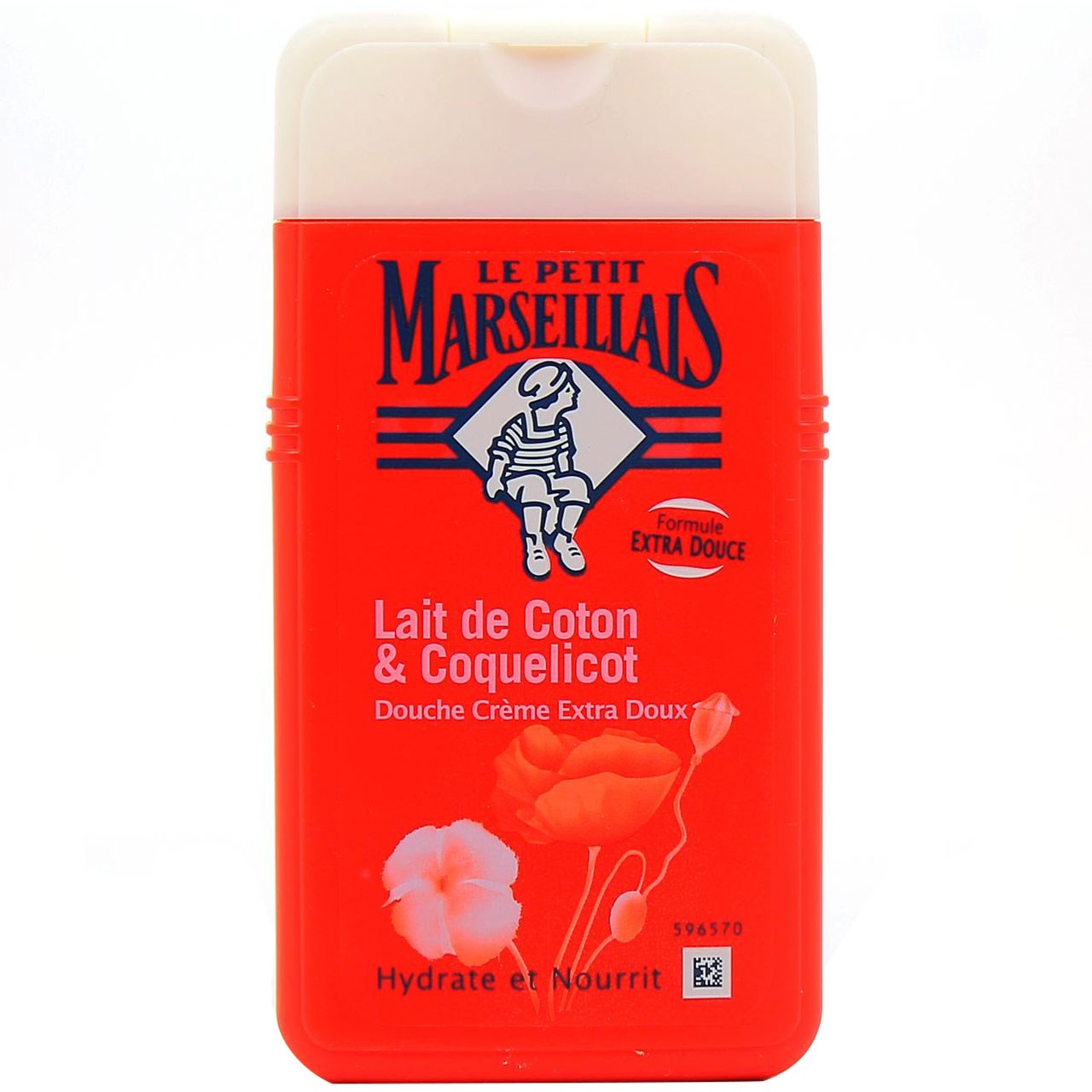 شامپو بدن ال پی ام مدل lait de coton and coquelicot حجم 250 میلی لیتر