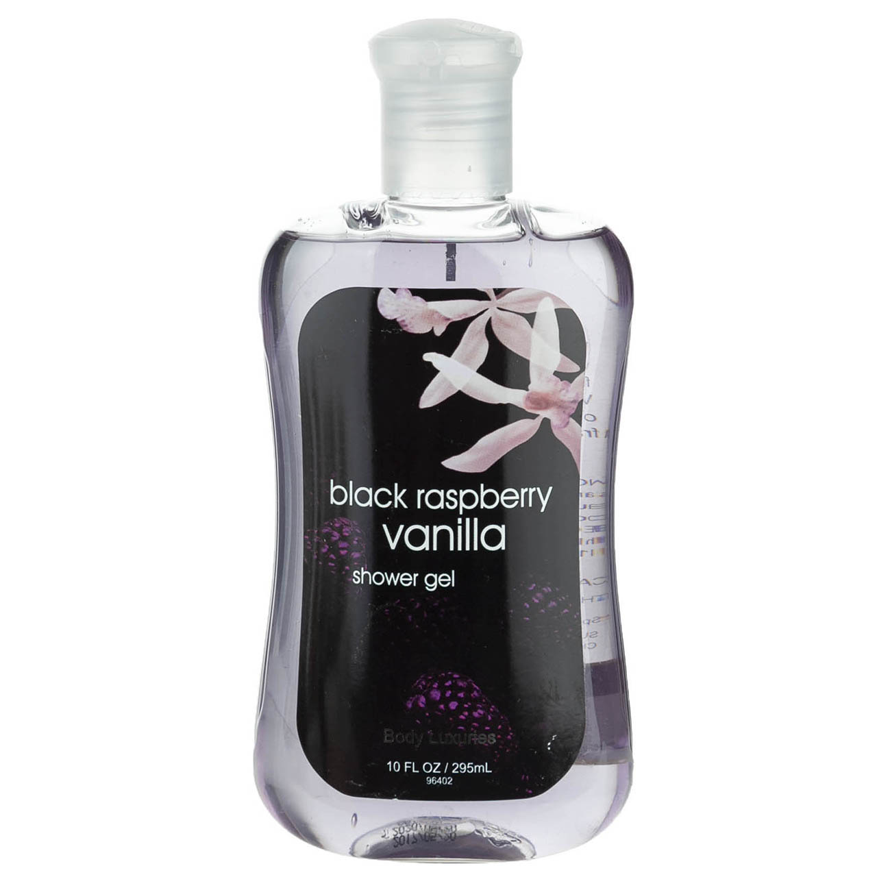 شامپو بدن بادی لاکچری مدل black raspberry vanilla حجم 295 میلی لیتر