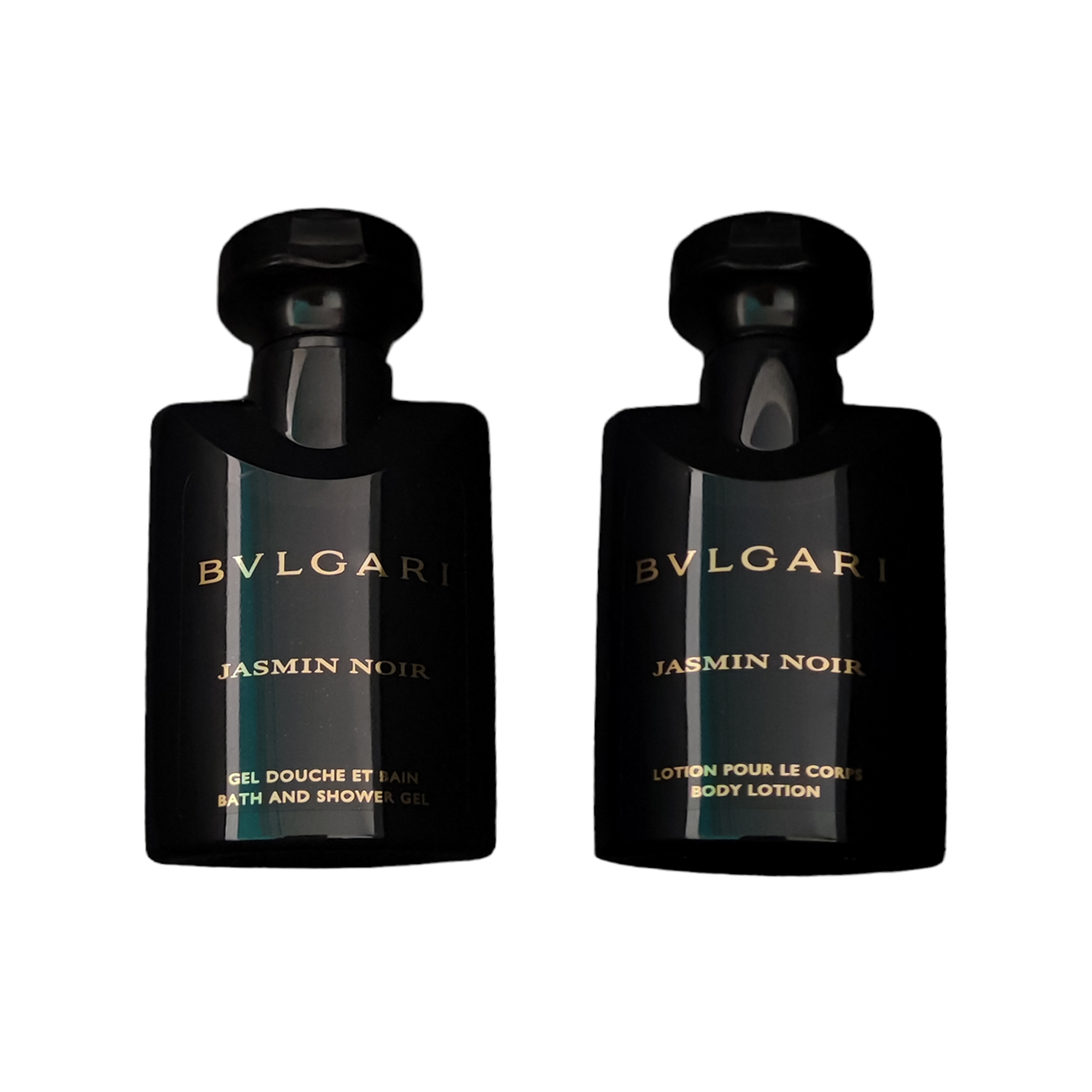 شامپو بدن بولگاری مدل jasmin noir حجم 40 میلی لیتر به همراه لوسیون بدن بولگاری مدل jasmin noir حجم 40 میلی لیتر