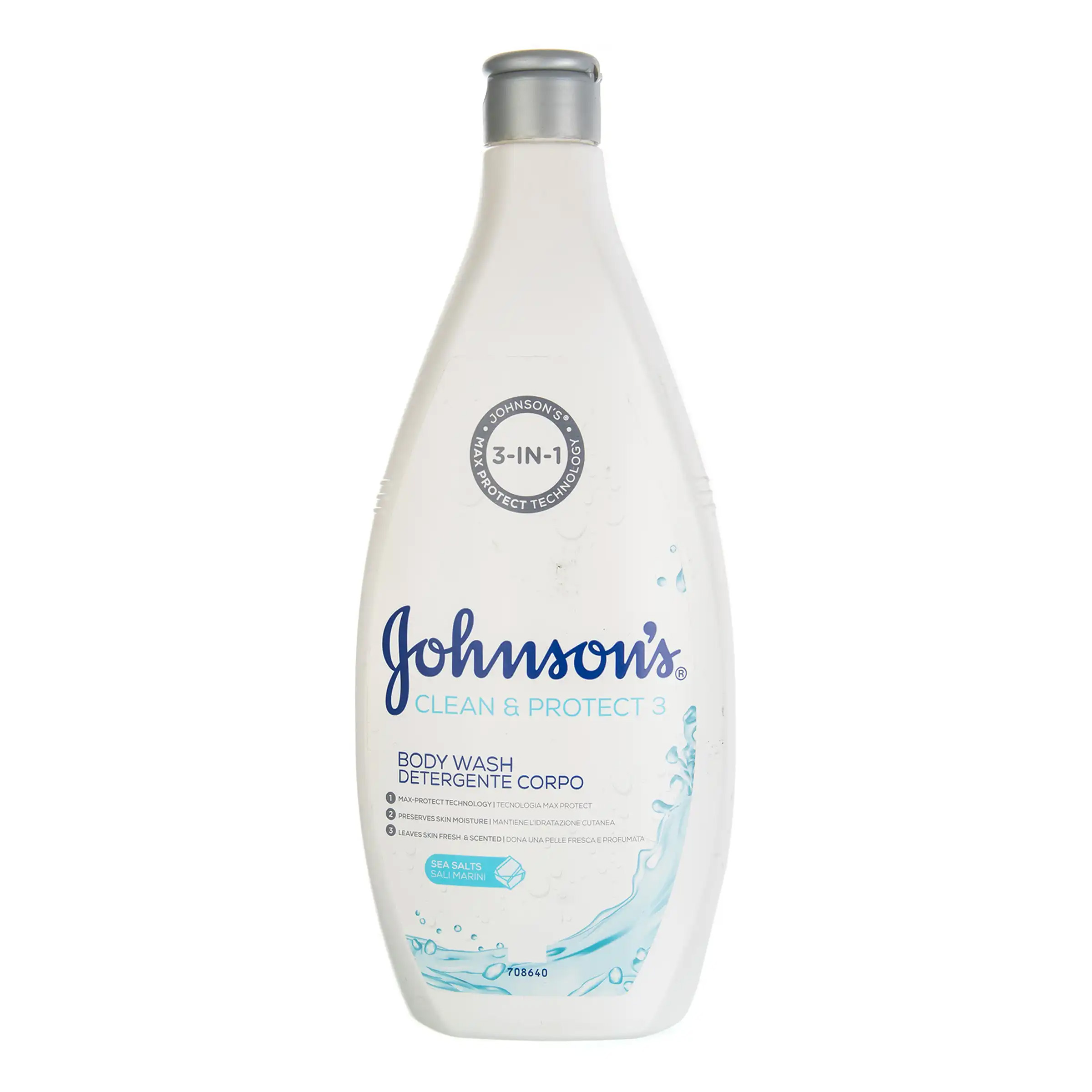شامپو بدن جانسون مدل clean protect 3 حجم 750 میلی لیتر