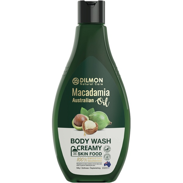 شامپو بدن دیلمون مدل macadamia حجم 415 میلی لیتر