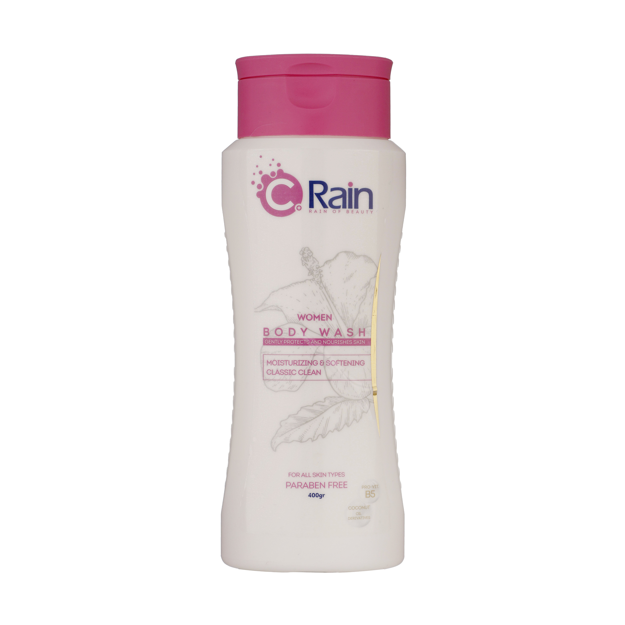 شامپو بدن سی رین مدل classic clean مناسب انواع پوست حجم 400 گرم