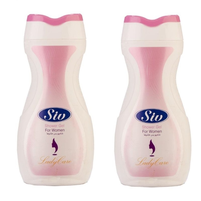 شامپو بدن سیو مدل lady care حجم 400 میلی لیتر بسته 2 عددی
