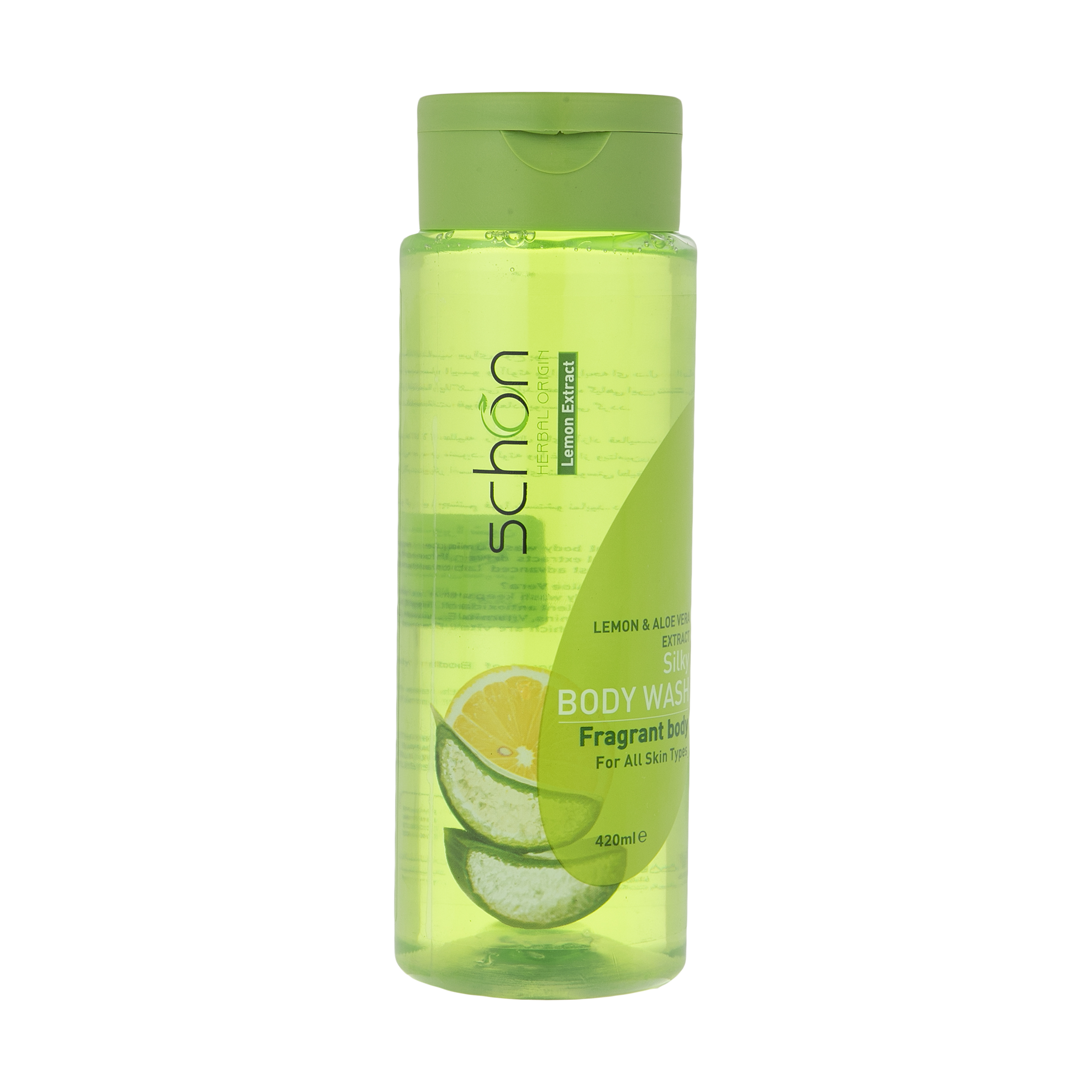 شامپو بدن شون مدل aloevera and lemon حجم 420 میلی لیتر