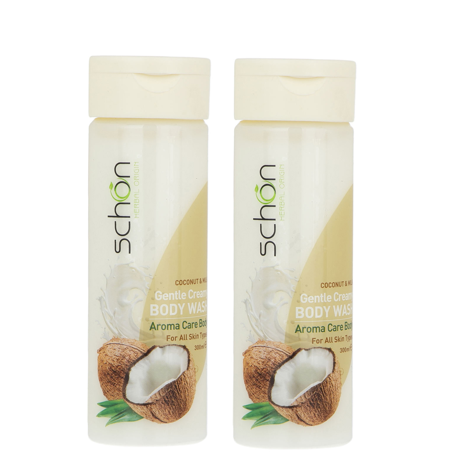 شامپو بدن شون مدل coconut and milk حجم 300 میلی لیتر مجموعه 2 عددی