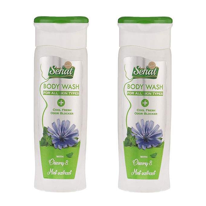 شامپو بدن صحت مدل cool fresh حجم 300 میلی لیتر بسته 2 عددی