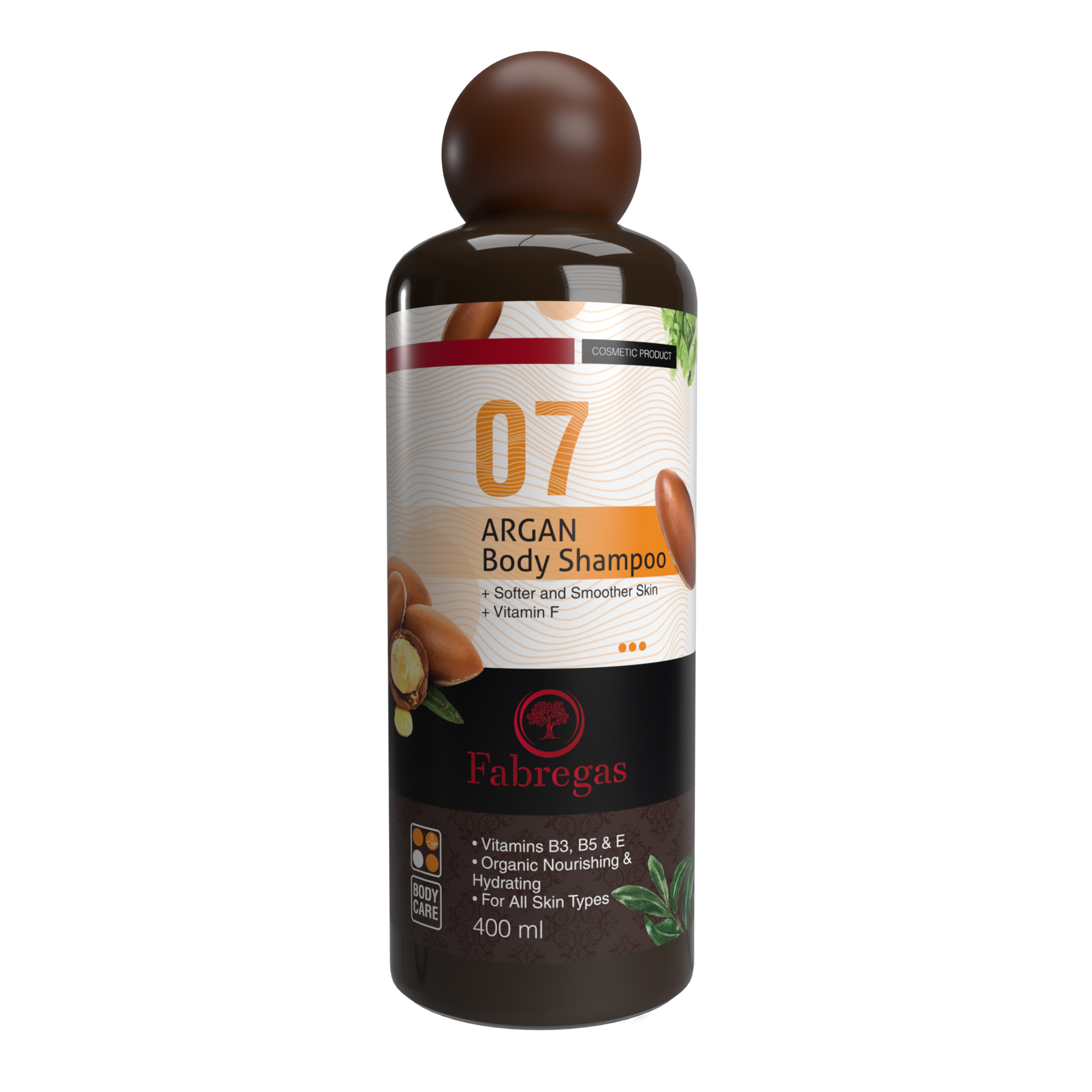 شامپو بدن فابریگاس مدل argan حجم 400 میلی لیتر