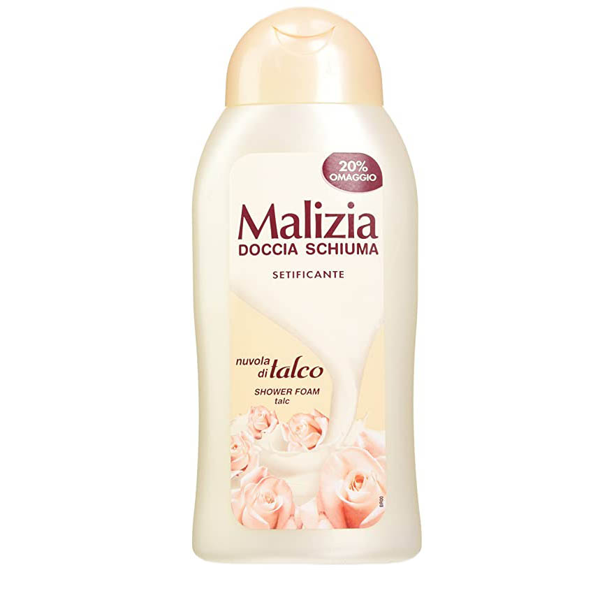 شامپو بدن مالیزیا مدل nuvola di talco حجم 300 میلی لیتر