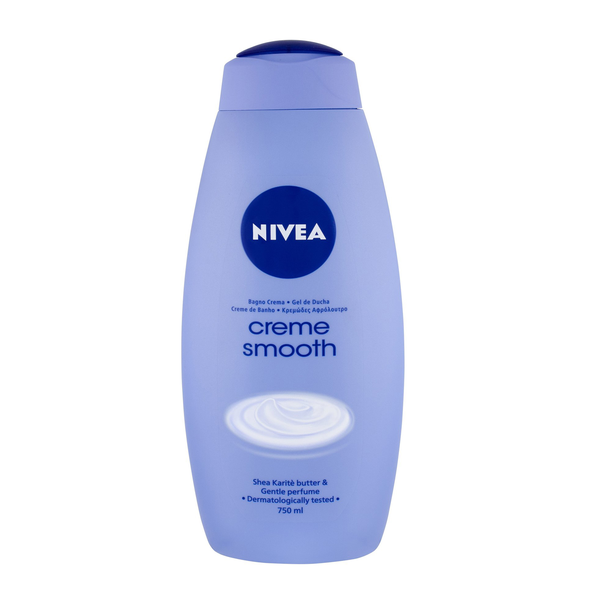 شامپو بدن نیوآ مدل creme smooth حجم 750 میلی لیتر