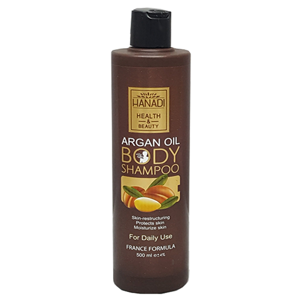 شامپو بدن هانادی مدل argan حجم 500 میلی لیتر
