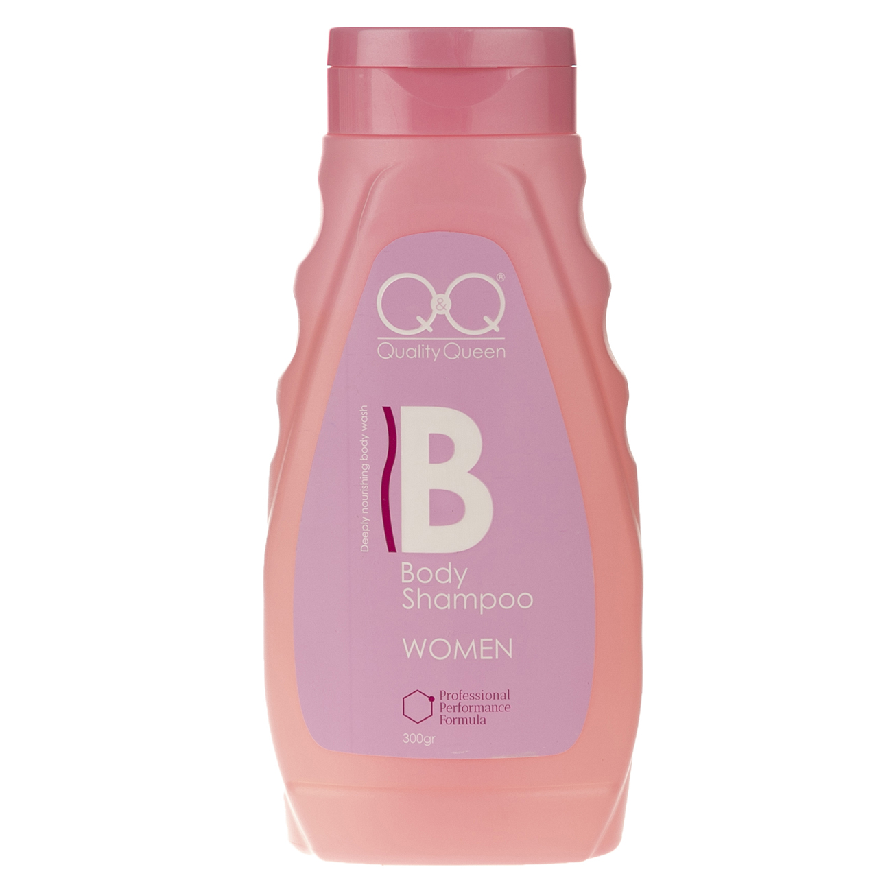 شامپو بدن کیو اند کیو مدل quality queen pink حجم 300 میلی لیتر