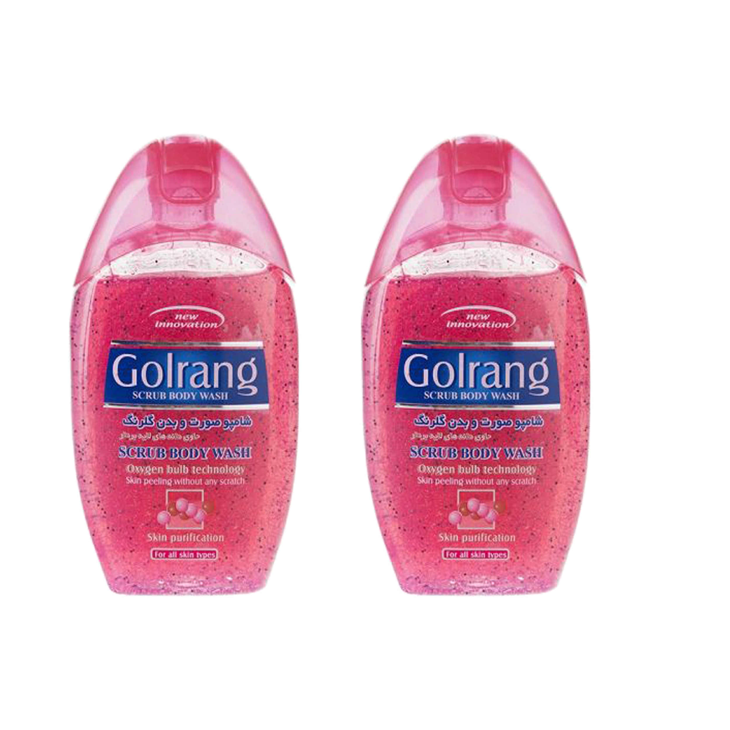 شامپو بدن گلرنگ مدل scrub r وزن 280 گرم بسته 2 عددی