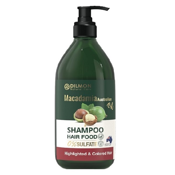 شامپو تثبیت رنگ دیلمون مدل macadamia حجم 385 میلی لیتر