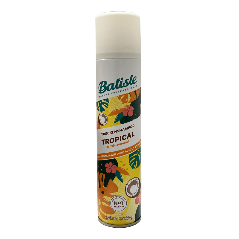 شامپو خشک باتیست مدل tropical exotic coconut حجم 200 میلی لیتر
