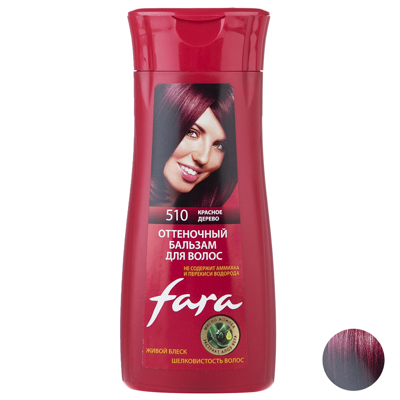 شامپو رنگ فارا مدل red wood شماره 510 حجم 135 میلی لیتر
