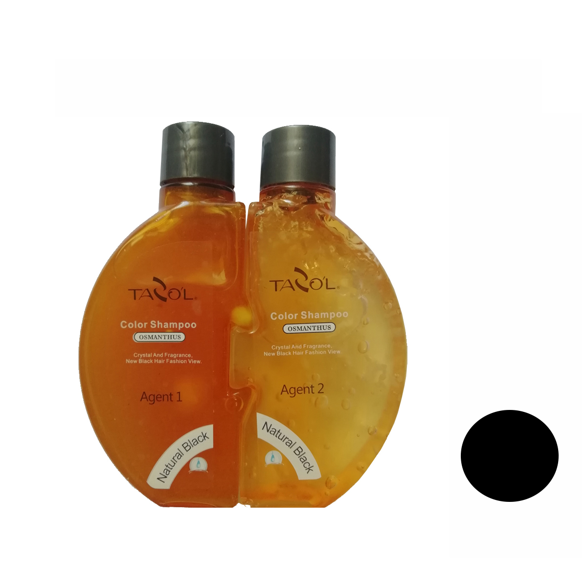 شامپو رنگ مو تزول مدل osmanthus شماره 1.0 حجم 70 میلی لیتر رنگ مشکی بسته 2 عددی
