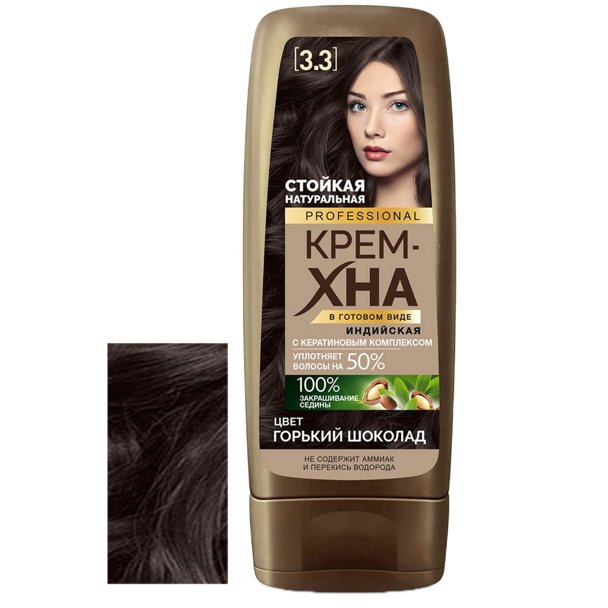 شامپو رنگ مو فیتو کاسمتیک مدل professional شماره 4.36 حجم 140 میلی لیتر رنگ قهوه ای موکا