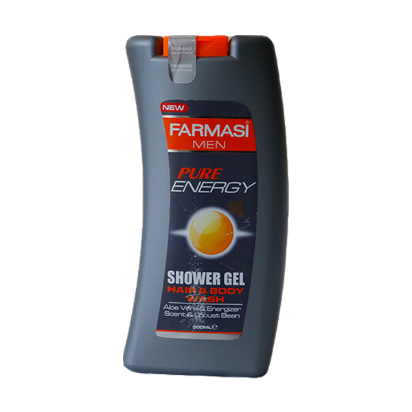 شامپو سر و بدن مردانه فارماسی مدل pure energy حجم 300 میلی لیتر