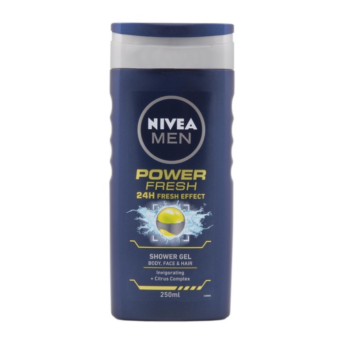 شامپو سر و بدن مردانه نیوا مدل power fresh حجم 250 میلی لیتر