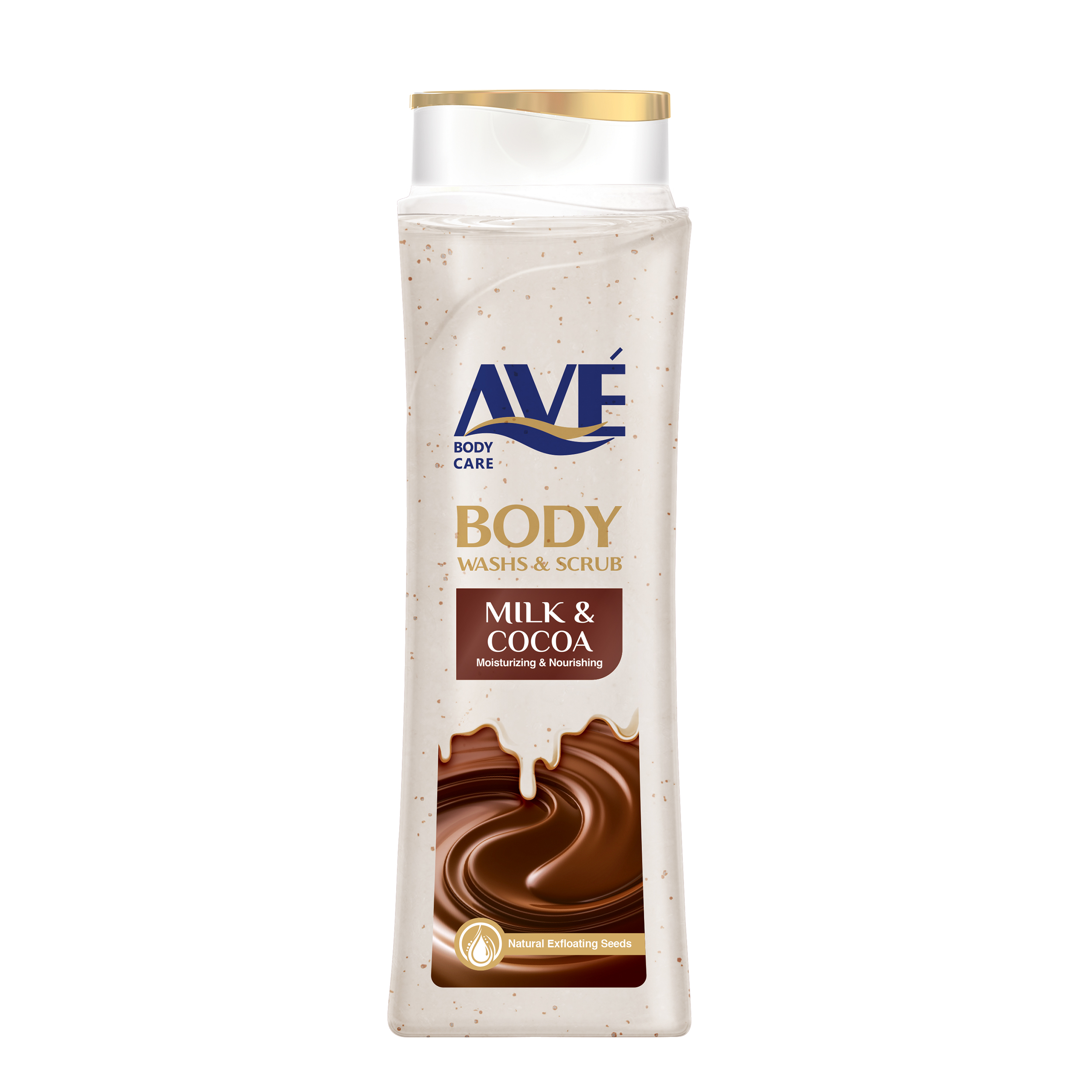 شامپو صورت و بدن اسکراب اوه مدل milk and cocoa وزن 380 گرم
