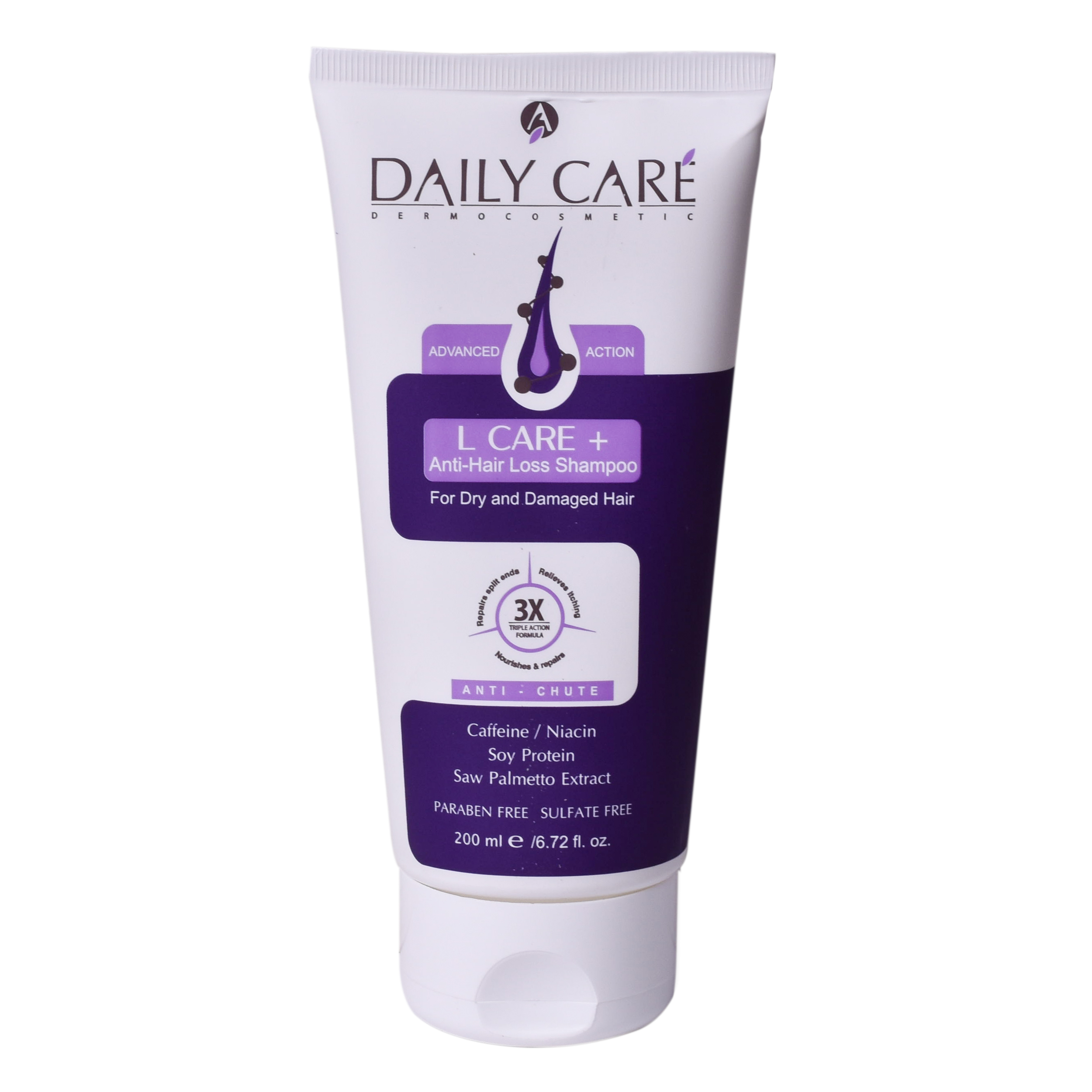 شامپو ضد ریزش مو دیلی کر مدل l care plus حجم 200 میلی لیتر