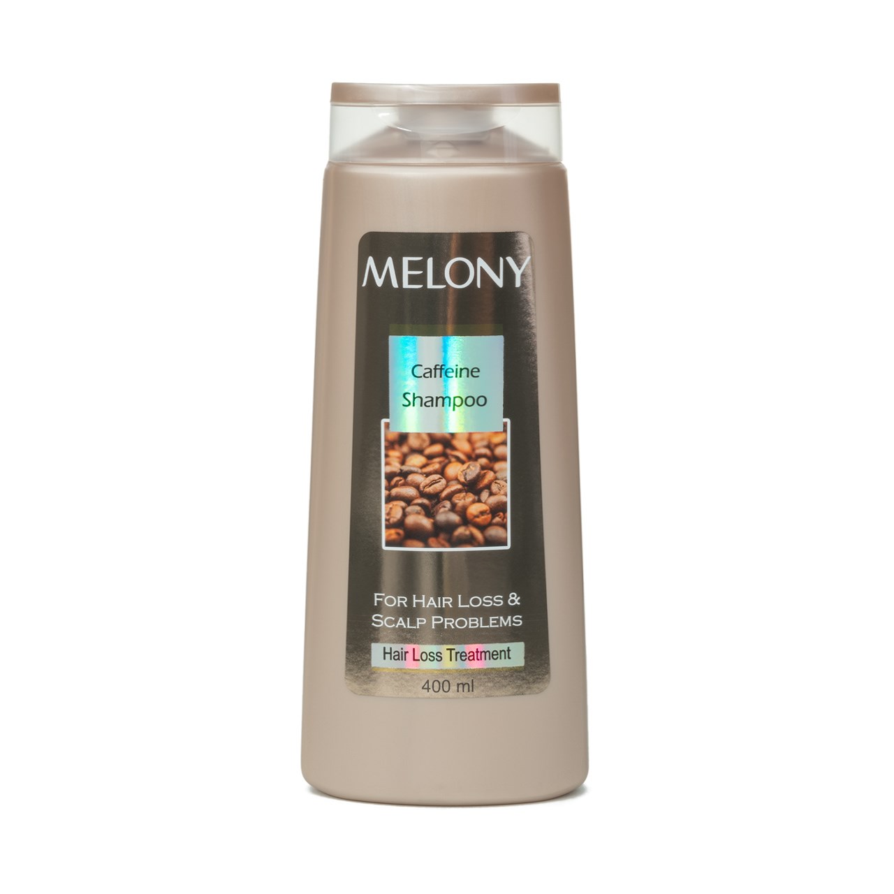 شامپو ضد ریزش کافئین ملونی مدل hair loss treatment caffeine حجم 400 میلی لیتر