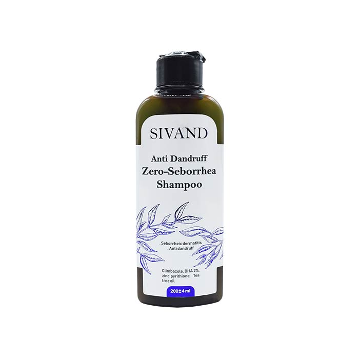 شامپو ضد شوره سر و بدن سیوند سری climbazole مدل zero dandruff 0359 حجم ۲۰۰ میلی لیتر