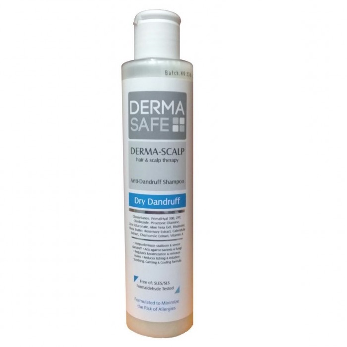 شامپو ضدشوره مو درماسیف مدل derma scalp حجم 200 میلی لیتر