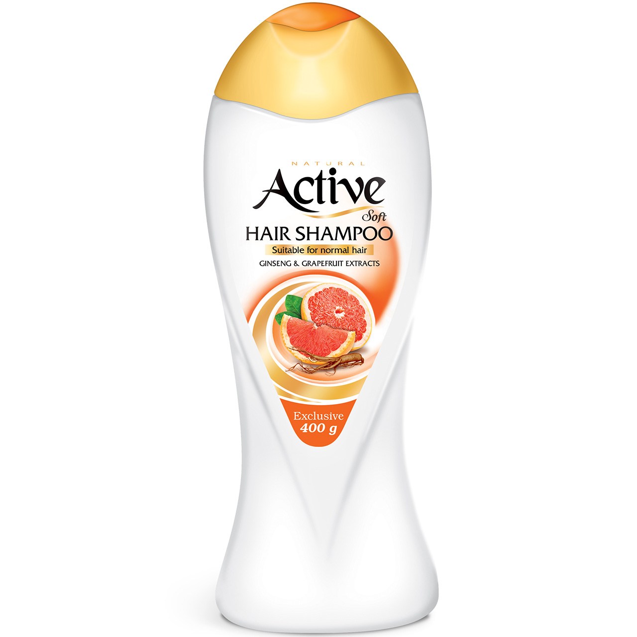 شامپو مو اکتیو مدل orange extract حجم 400 میلی لیتر