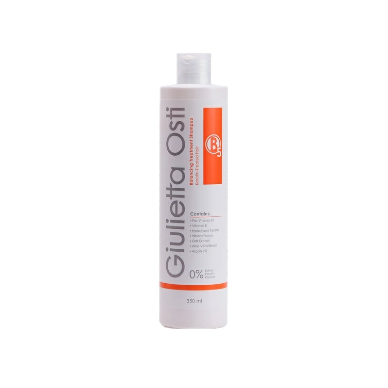 شامپو مو جولیتا استی مدل keratin treated حجم 350 میلی لیتر