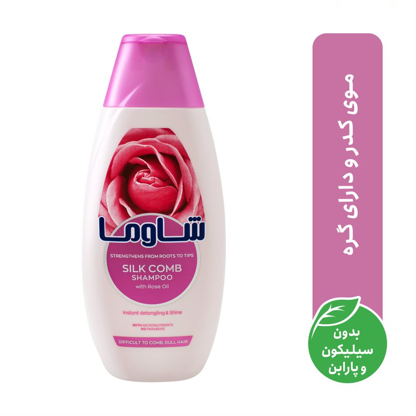 شامپو مو شاوما مدل silk comb حجم 400 میلی لیتر