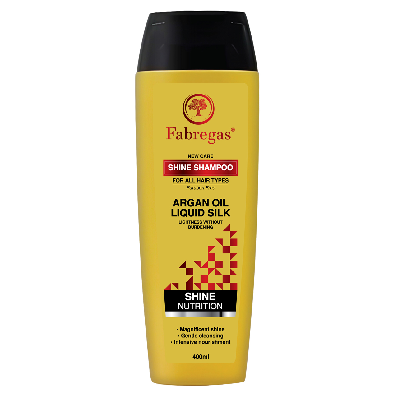 شامپو مو فابریگاس مدل argan oil حجم 400 میلی لیتر