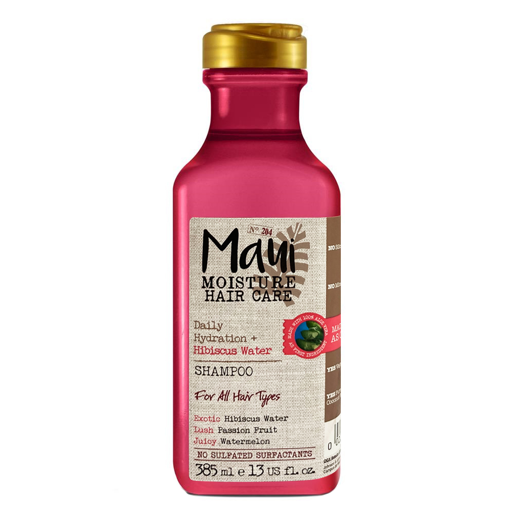 شامپو مو ماوی مدل hibiscus water حجم 385 میلی لیتر