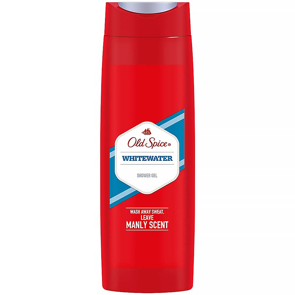 شامپو مو و بدن الد اسپایس مدل whitewater manly scent حجم 400 میلی لیتر