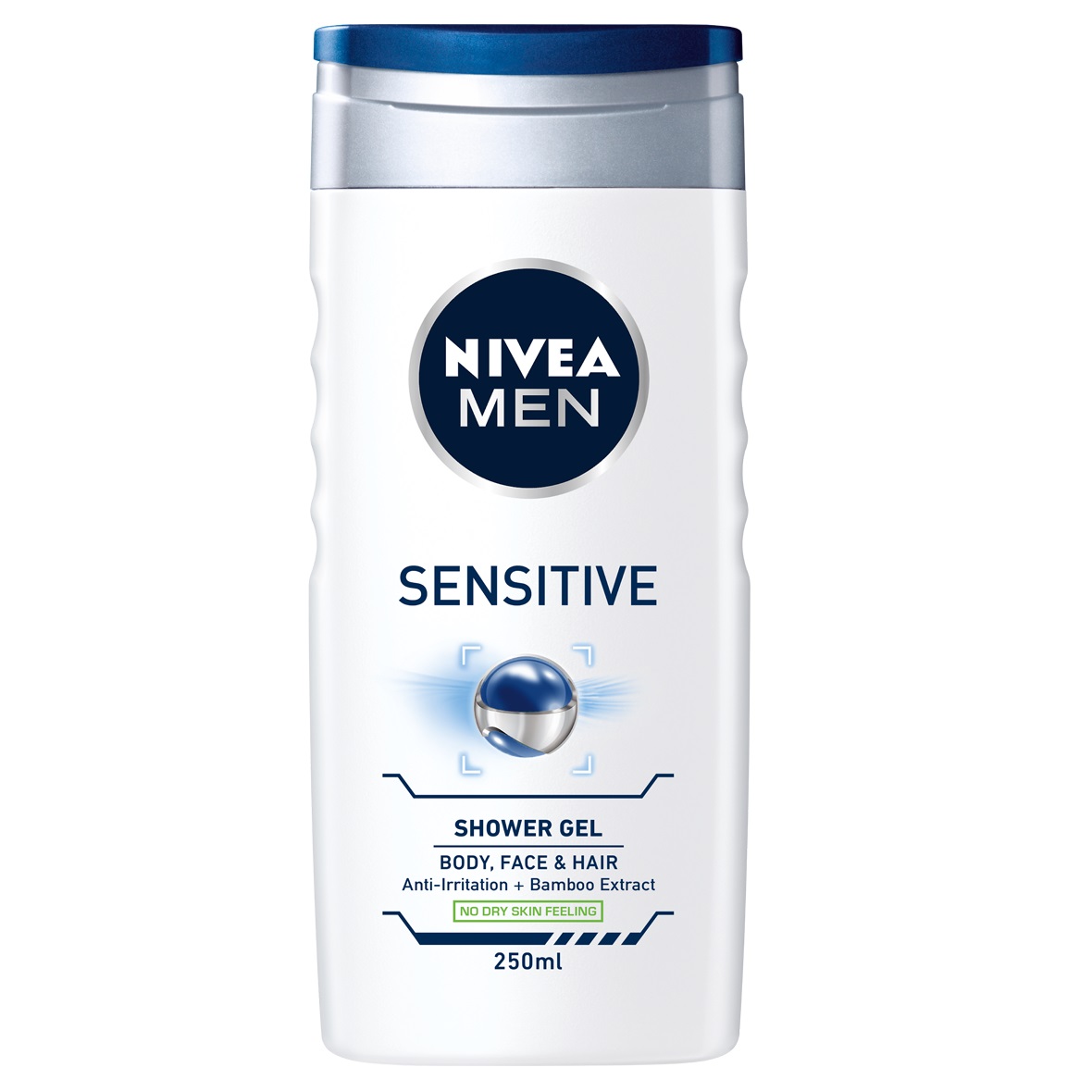شامپو مو و بدن نیوا مدل sensitive حجم 250 میلی لیتر