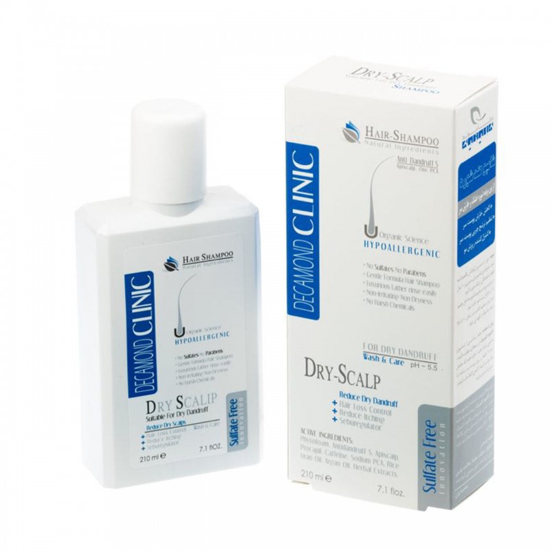 شامپو مو کلینیک مدل dry scalp حجم ۲۱۰ میلی لیتر