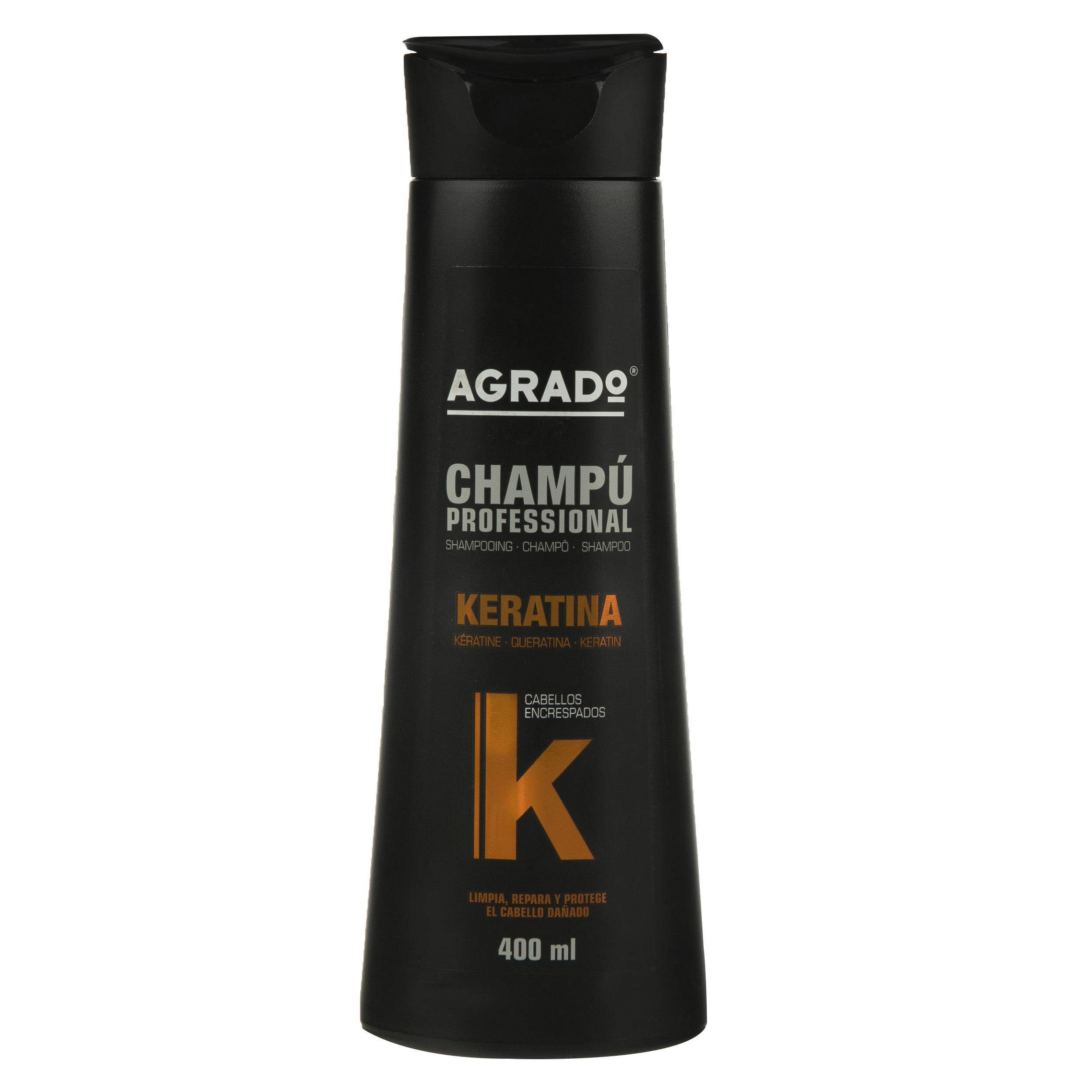 شامپو کراتینه آگرادو مدل keratin حجم 400 میلی لیتر