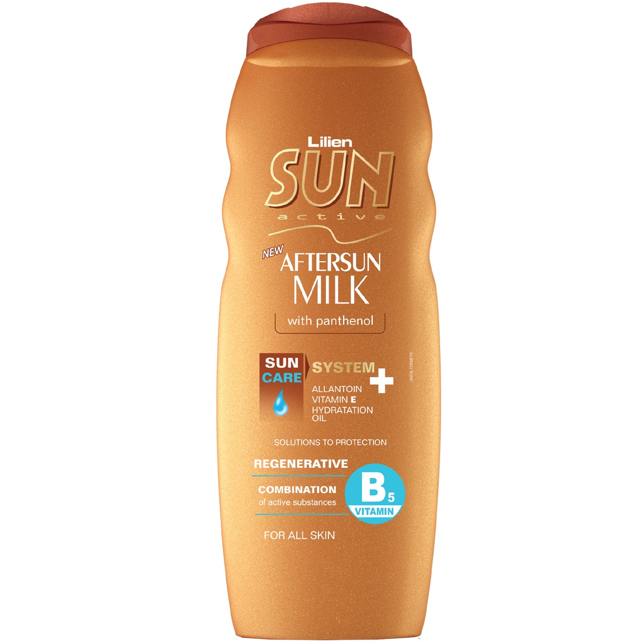 شیر بعد از آفتاب لیلین سان اکتیو مدل aftersun milk with panthenol حجم 200 میلی لیتر