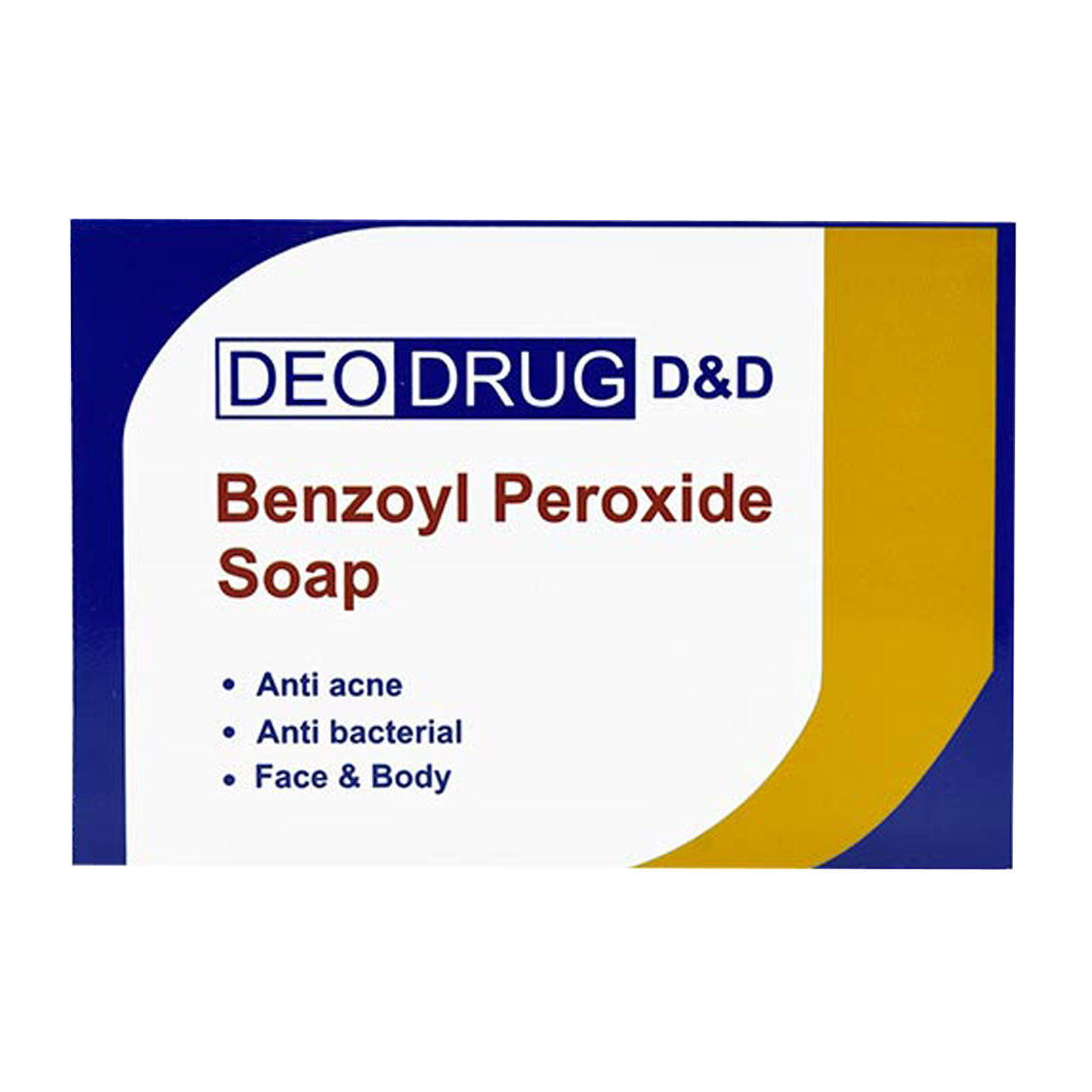 صابون ضد آکنه دئو دراگ مدل benzoyl peroxide وزن 90 گرم