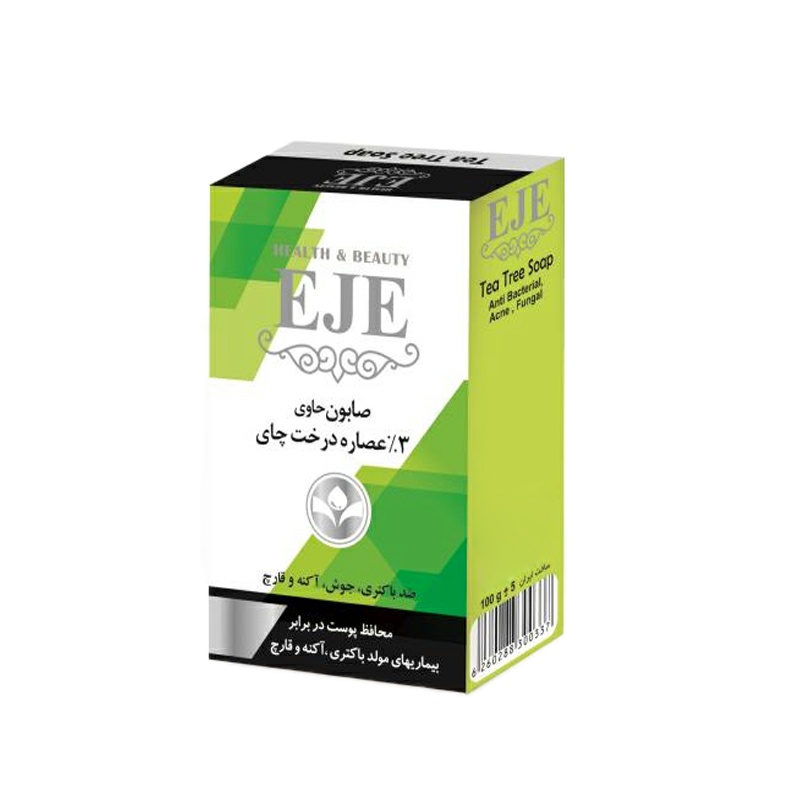 صابون ضد باکتری اژه مدل tea tree وزن 100 گرم