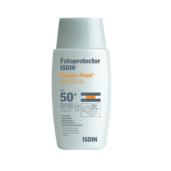 ضد آفتاب ایزدین مدل fusion fluid mineral حجم 50 میلی لیتر