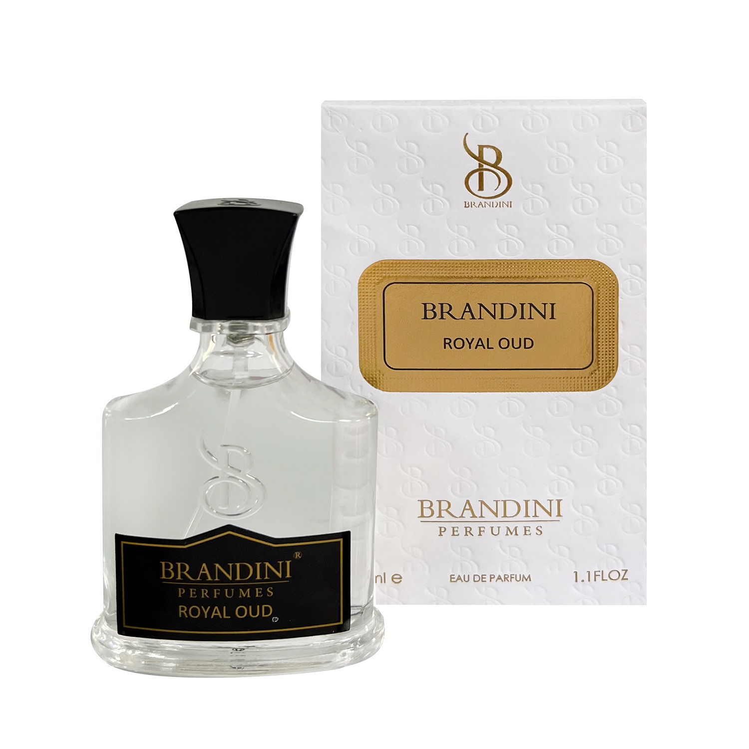 عطر جیبی برندینی مدل royal oud حجم 33 میلی لیتر