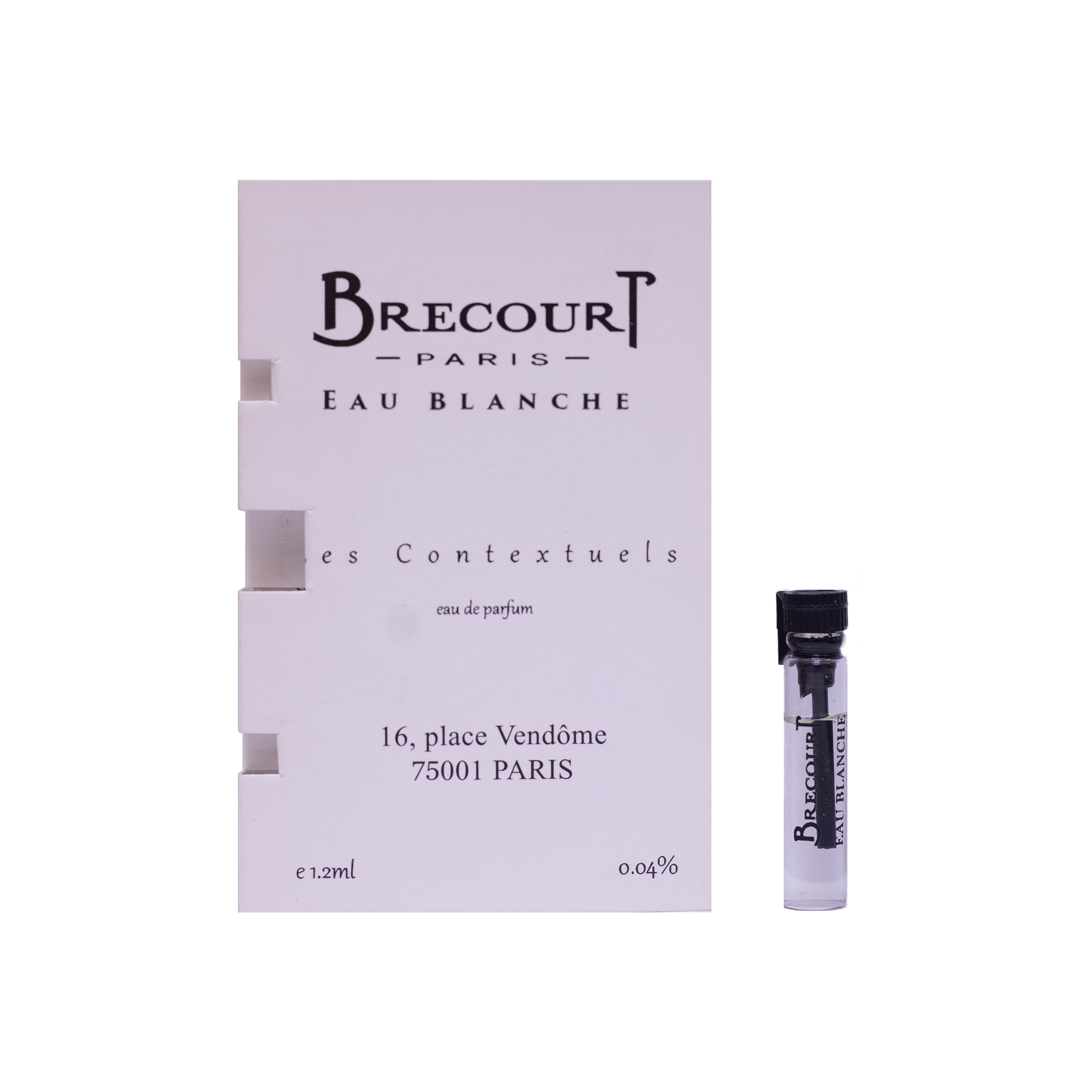 عطر جیبی بریکورت مدل eau blanche حجم 1.2 میلی لیتر
