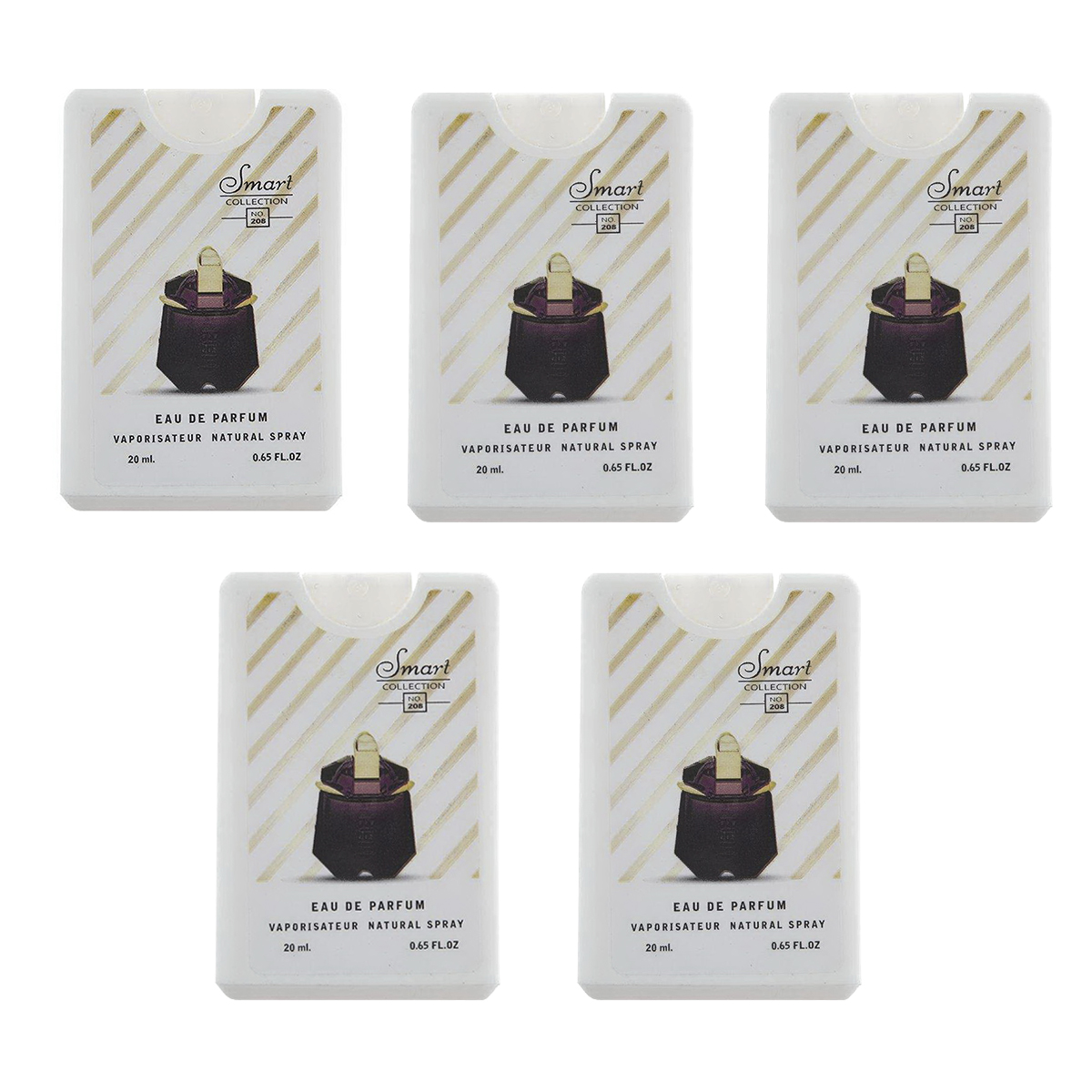 عطر جیبی زنانه اسمارت کالکشن مدل alien حجم 20 میلی لیتر مجموعه 5 عددی