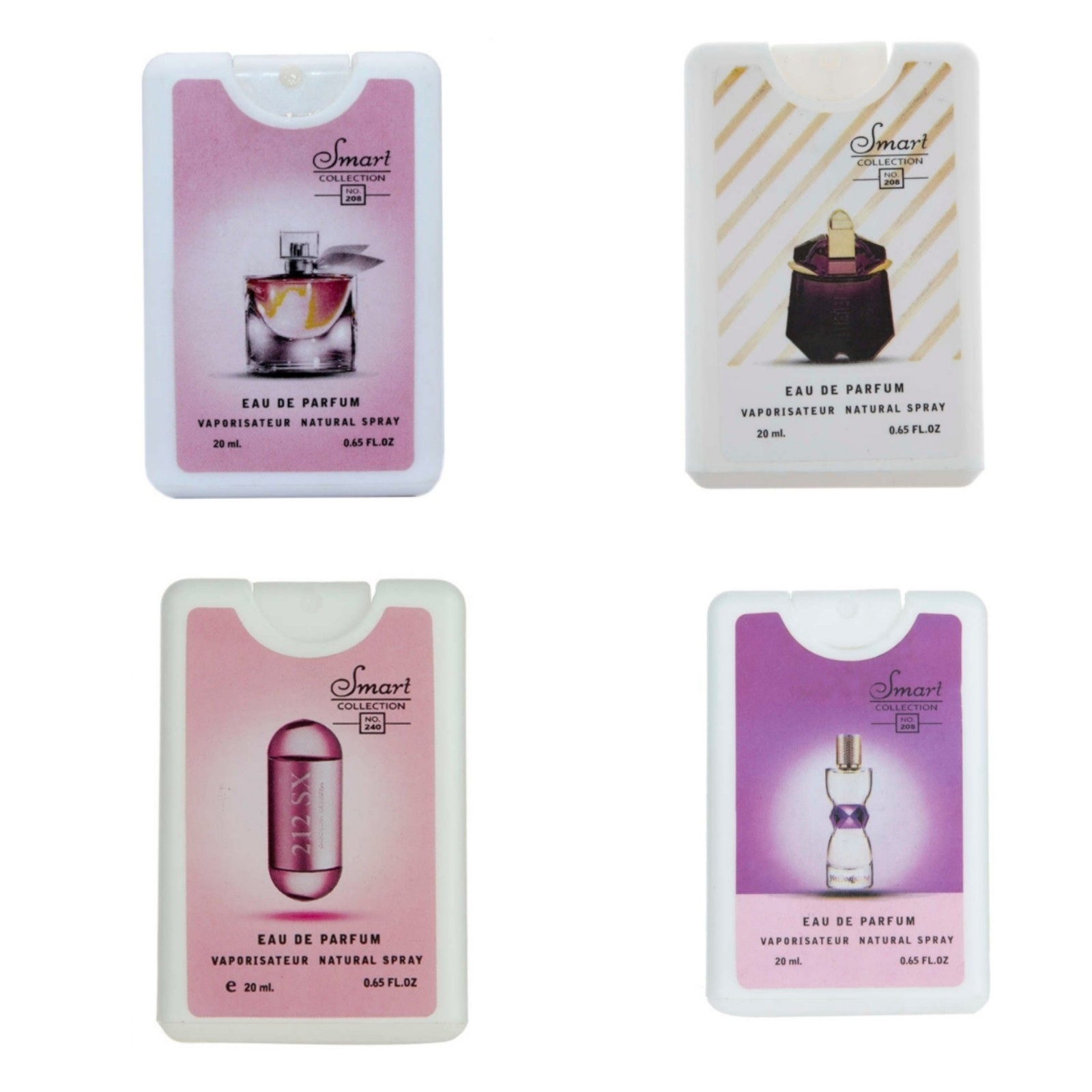 عطر جیبی زنانه اسمارت کالکشن مدل لاوی الین منفستو اس ایکس حجم 20 میلی لیتر بسته 4 عددی
